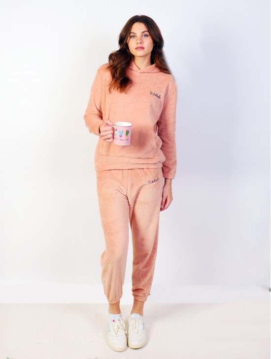 Soft Sweat Shirt W/ Hood and Sweatpants Set